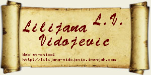 Lilijana Vidojević vizit kartica